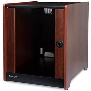 StarTech RKWOODCAB12 - Rack Armario de servidores de 12U rodamientos y Acabados de Madera
