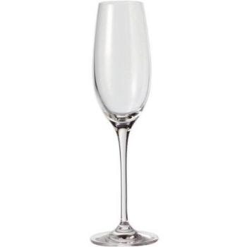 Leonardo Cuvee - Copas de cava, 210 ml, 6 unidades, transparente