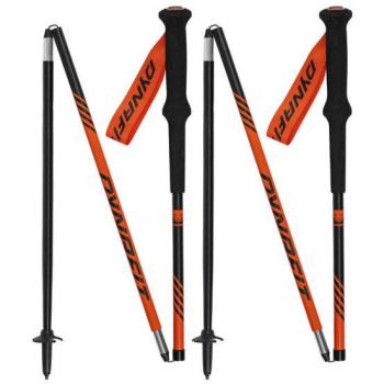 Bastones Dynafit Alpine 110 cm unisex negro y naranja (par)