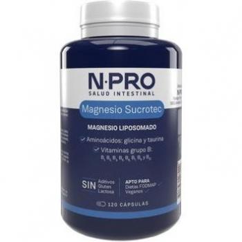 NPro Magnesio Sucrotec 120 cápsulas - Suplemento de magnesio en formato de 120 cápsulas