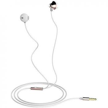 TPC© Original Auriculares de Diseño Metalizado, Manos libres USAMS Ejoy Stereo Headset 3,5mm Tipo Earpods, HQ Alta Fidelidad, para iPhone 6, 6s, HTC M9,M10, Samsung S6, S7,Note 4,5, LG G4, G5,V10, Huawei G8,P8,P9, Honor, Sony Xperia Z3, Z4, Z5, Xiaomi, 