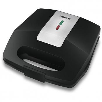 Sandwichera eléctrica Sencor 3 en 1 SSM 9410SS, 700W, placas antiadherentes intercambiables y diseño CoolTouch