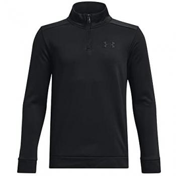 Under Armour Black Armour Fleece Half Zip Sweatshirt for Ages 14-16 Unisex
