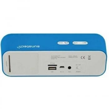 Sunstech SPUBT770 - Altavoz portátil con Bluetooth, azul