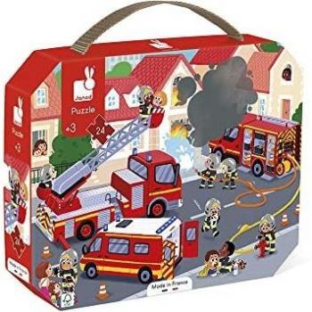 Puzzle Bomberos 24 Piezas - Castillos de Arena