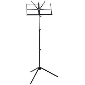 Soporte de Partituras Ajustable de Acero K&M 10040, Color Negro