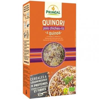 Quinori Eco 500 Gramos - Primeal, Quinoa orgánica, 100% natural, sin gluten, rica en proteínas y fibra, paquete de 500 gramos