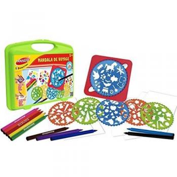 Maletín de Viaje Joustra Mandala con Kit Creativo en Estuche de Plástico