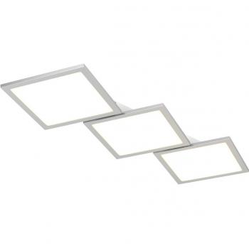 Lámpara LED de techo Lucande Ilira, color gris, 3 luces, CCT ajustable