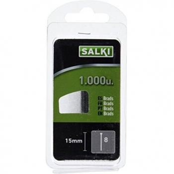 SALKI Clavos BRAD nº8 - Blister de 1000 Unidades Diseñado para Clavado Manual