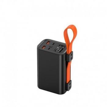 Leotec Power Bank 30000mAh PD 100W - Compatible con Portátiles - Pantalla LCD - 2x USB-A, 2x USB-C