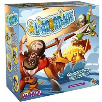 Piratas a Bordo - Juego de mesa familiar de habilidad y estrategia, Splash Toys 30127