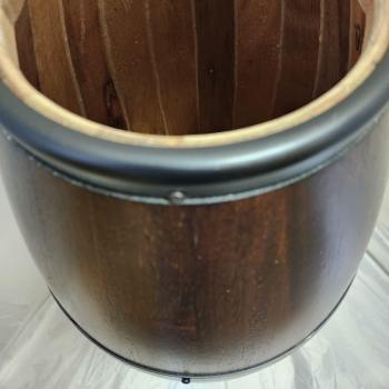 Gon Bops MB1075 Mahogany Stain Oil 10.75 Mariano Quinto with Black Hardware