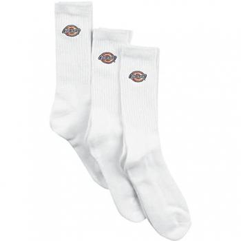 Calcetines Largos Dickies Valley Grove Pack 3 Blancos Talla EU 39-42 Unisex