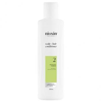 Nioxin Sistema 2 Acondicionador 300 ml - Acondicionador fortalecedor y densificante para cabellos naturales, finos y muy debilitados