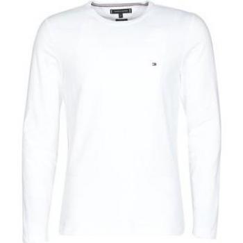 Camiseta de Manga Larga Tommy Hilfiger Stretch Slim Fit Blanca XL