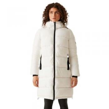 Regatta Women's White Loose Fit Water-Repellent Quilted Jacket Size 8