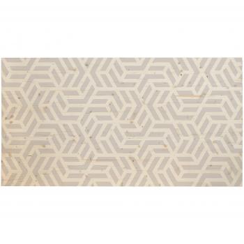 Decowood DCW05 Cabecero 'Líneas Minimal III' , Madera, Multicolor, 105x3x80 cm