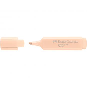 Marcador Textliner 46 Pastel Faber-Castell Vainilla, Punta de cincel, Beige, 1 pieza