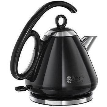 Russell Hobbs 21283-70 Legacy 60 Black - Hervidor de agua de acero inoxidable pulido, resistencia oculta, 2400 W