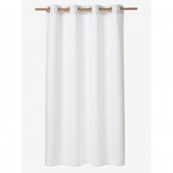 VERTBAUDET Cortina Opaca Crudo/triangulos 135X180