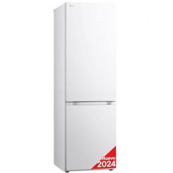 LG Combi Refrigerator 186cm No Frost Door Cooling+ Energy Class E 374L White GBV21L0ESW