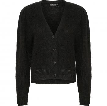 Soaked in Luxury Women's Long Sleeve Black Cardigan - Tuesday Puf, Size XS