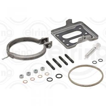 Conjunto de montaje del turbocompresor ELRING 656.610 - Juego de montaje para turbocompresores, incluye todas las piezas necesarias para la instalación y mantenimiento del turbocompresor, fabricado por ELRING con alta