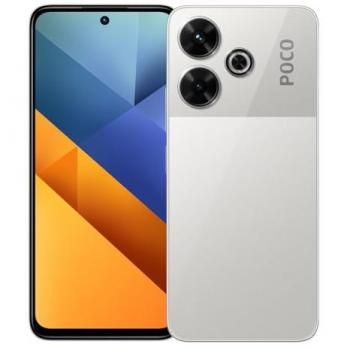 Smartphone POCO M6 Plata 8GB RAM, 256GB Almacenamiento, Cámara Principal Pro de 108MP, Carga Rápida de 33W, Batería de 5030mAh