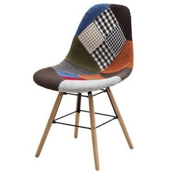 White Loft lf664 Juego Sillas, Madera, Multicolor, 47 x 58 x 84 cm, 2 Unidad