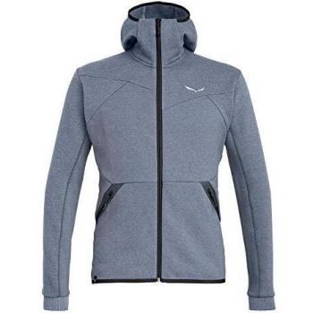 SALEWA Solid Logo Dry M Fz Sudadera, Hombre, premium navy melange/0316, 48/M