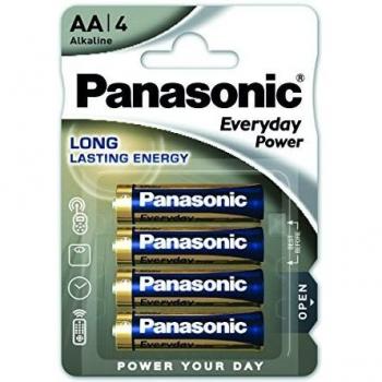 Panasonic Blister 4 Pilas Alcalinas AA LR6 Everyday Power