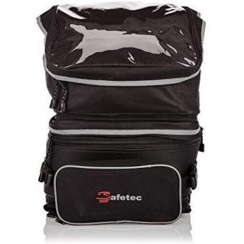 Safetec Mochila Mini para Tanque de Moto, Negro, 36 x 25 x 52 cm