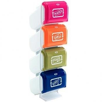 Special Outdoor Tomasucci Pillar Sistema de Reciclado, Plástico, Multicolor