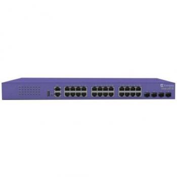 Extreme Networks ExtremeSwitching X435-24P-4S Managed Gigabit Ethernet Switch with Power over Ethernet (PoE) - Rack Mountable, 24 Ports