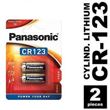 Panasonic CR 123 Litio 3V batería no-Recargable - Pilas