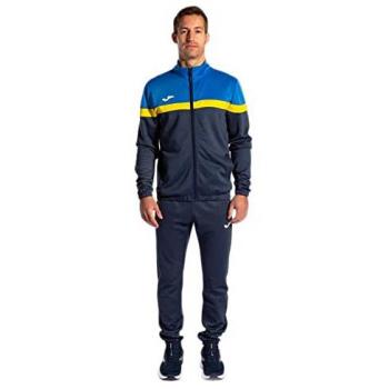 Chándal Joma Danubio Marino Royal para Hombre, color azul marino con detalles en royal, fabricado en material transpirable y ligero, ideal para actividades deportivas y entrenamiento