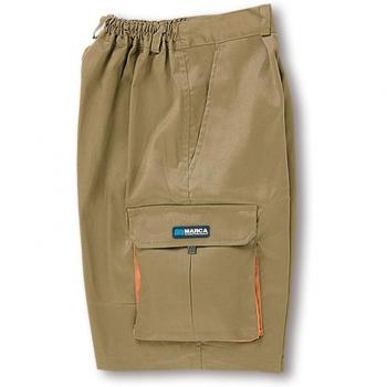 Bermudas de algodón color Beige Marca 488-SMTOP4648 (Talla 46-48)