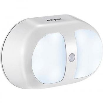 Jerrybox Lámpara para la pared, activada por movimiento, luz LED de noche, Sensor Dual