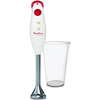 Moulinex Turbomix Plus Inox - Batidora, 350 W, vaso medidor de 8 L, 1 velocidad