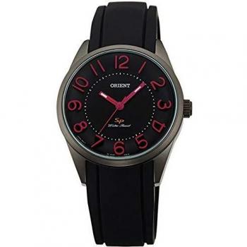Orient Reloj Analógico para Mujer de Cuarzo con Correa en Caucho FQC0R005B0