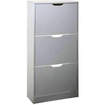 5 five simply smart 83391 Zapatero de Madera, Blanco, 115 x 60 x 24 Cm