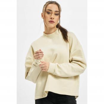 Urban Classics Ladies Oversized High Neck Sand Sweatshirt