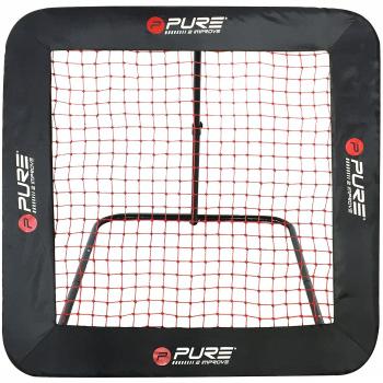 pure2improve Unisex Rebounder, Negro/Rojo, 0