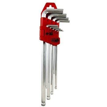 PROFER TOP - Llave Allen Ex Larga P/B Cr 9P Profer Top 1,5-10 Mm