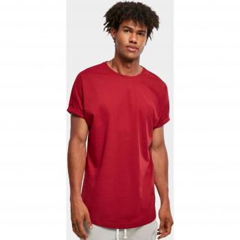Camiseta larga de manga vuelta Urban Classics para Hombre - Talla S a 5XL - Color Rojo