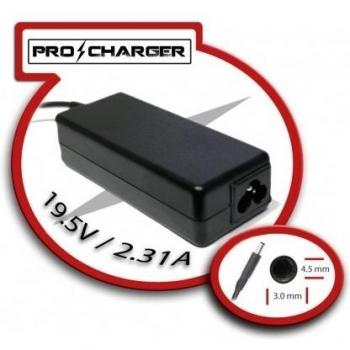 Carg, Ultrabook 19,5V/2,31A 4,5mm x 3,0mm 45W Pro Charger