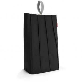 Reisenthel Bolsa de lavandería Talla L, poliéster, Negro, 65 x 45 cm
