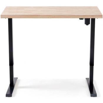 Escritorio Stand Nordish/Negro 76-126X120x60 cm con estructura elevable motorizada