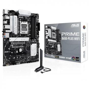 Placa Base ASUS PRIME B650-PLUS WIFI ATX AM5, AMD B650, 4xDDR5, PCIe 5.0 M.2, WiFi 6E, DisplayPort y HDMI